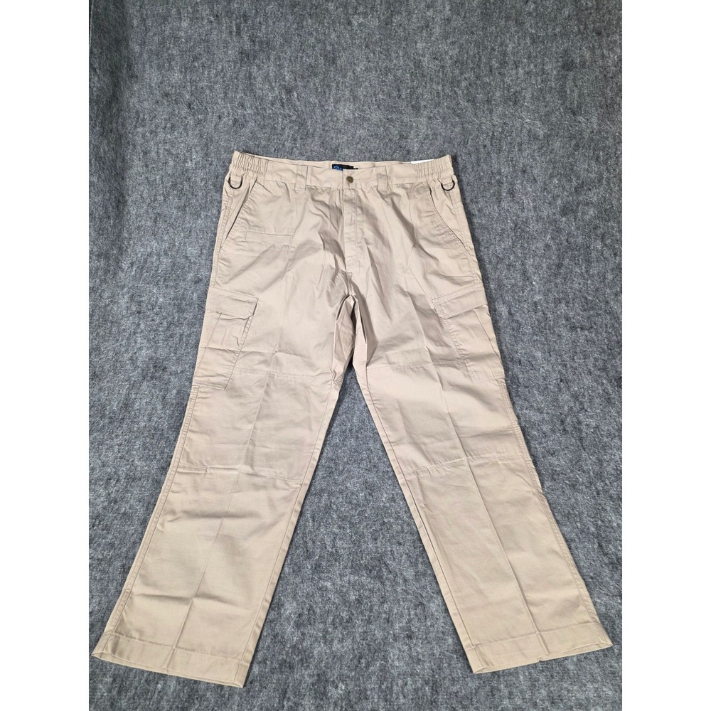 Galls Tac Force Tactical Pants Mens Size 42x30 Khaki Ripstop Cargo Uniform NWT